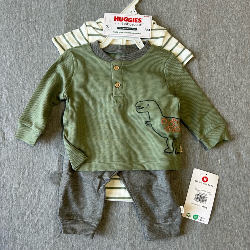 Huggies Baby Boy 3M 3-Piece Set